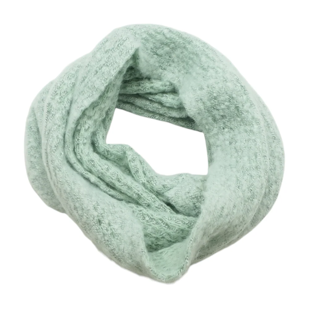 Teal Polyester Infinity Scarf