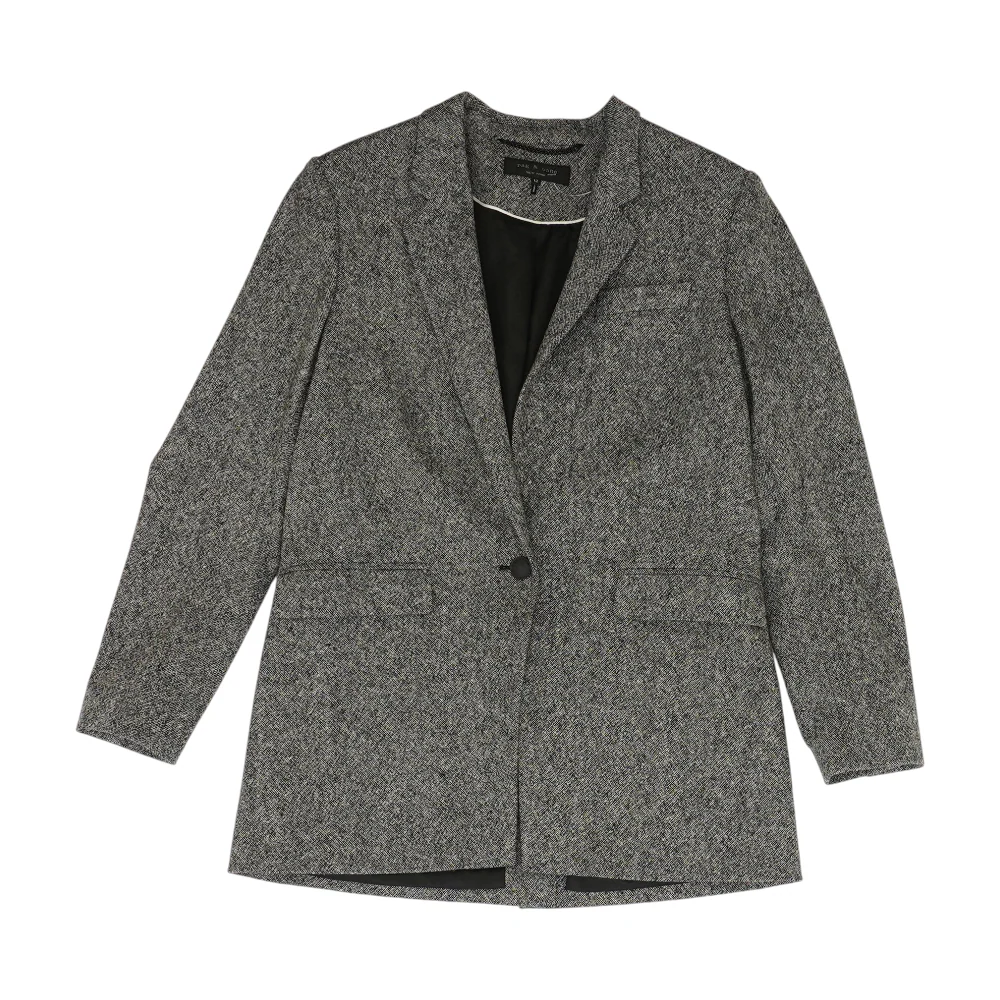 Black Abstract Blazer