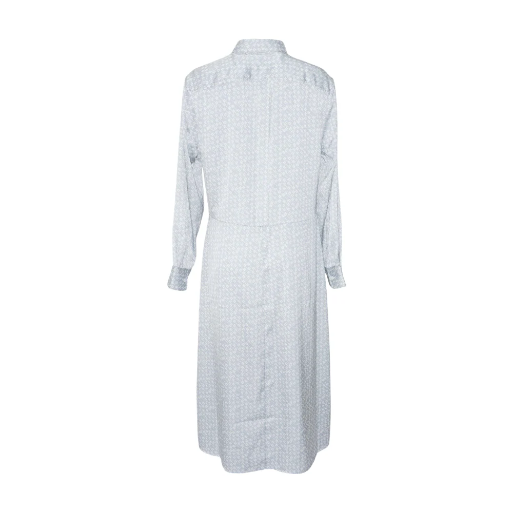 Gray Abstract Midi Dress - Image 2