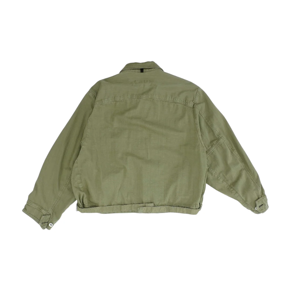 Green Solid Jacket - Image 2