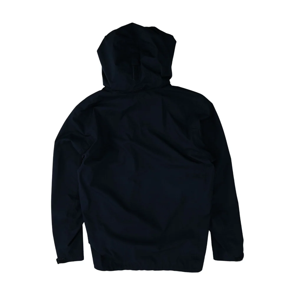 Navy Solid Rain Jacket - Image 2