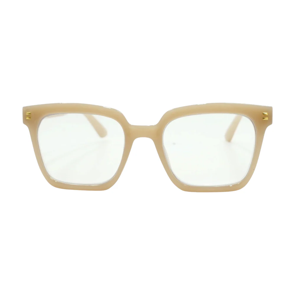 Beige Montage Square Reading Glasses - Image 2