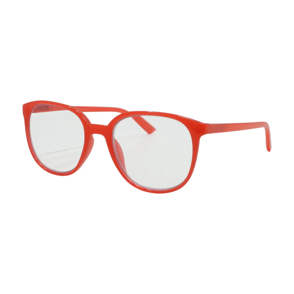 Red Fruit Punch Round Reading Glasses