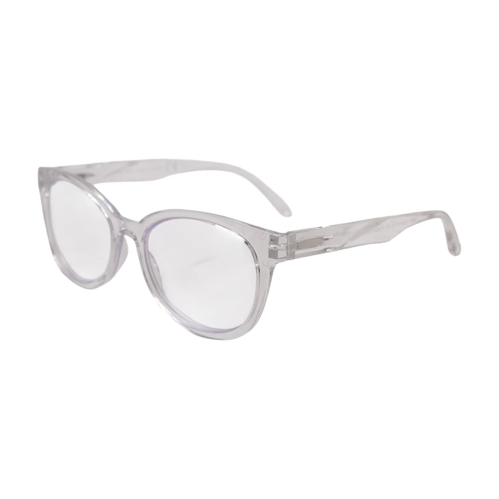 Clear Virginia Round Reading Glasses