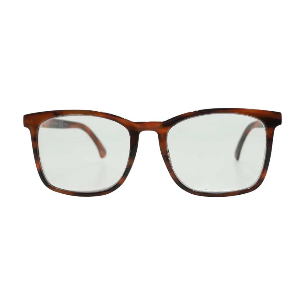 Tortoise Bronco Blue Light Square Reading Glasses - Image 2