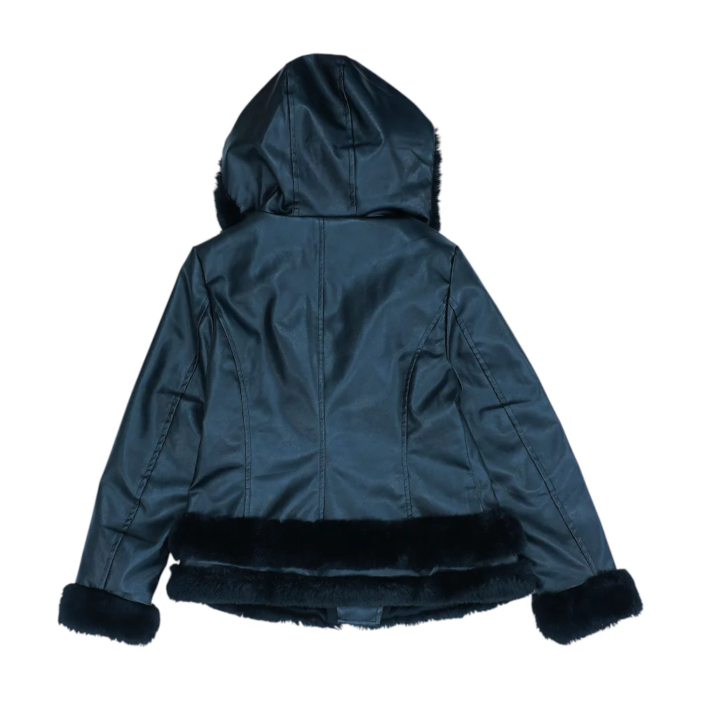 Black Solid Jacket - Image 2