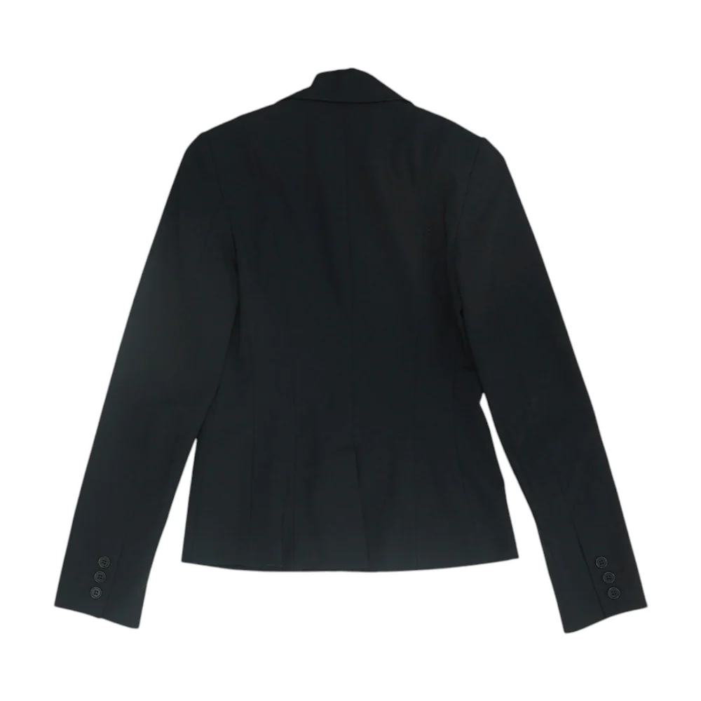 Black Solid Blazer - Image 2