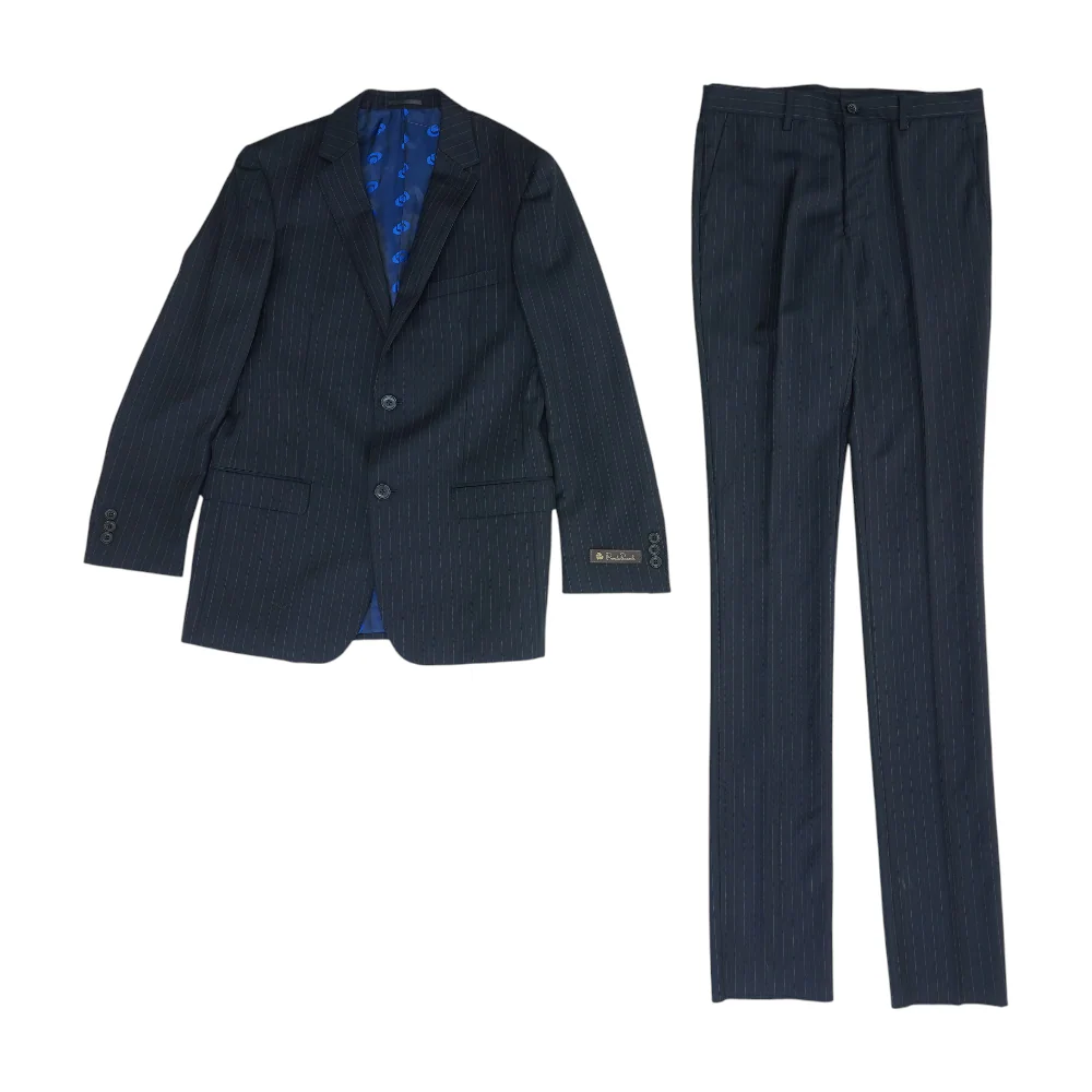 Black Striped 2pc Suit