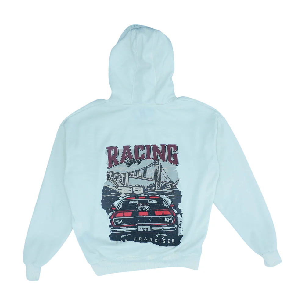 Ivory Graphic Hoodie Pullover - Image 2