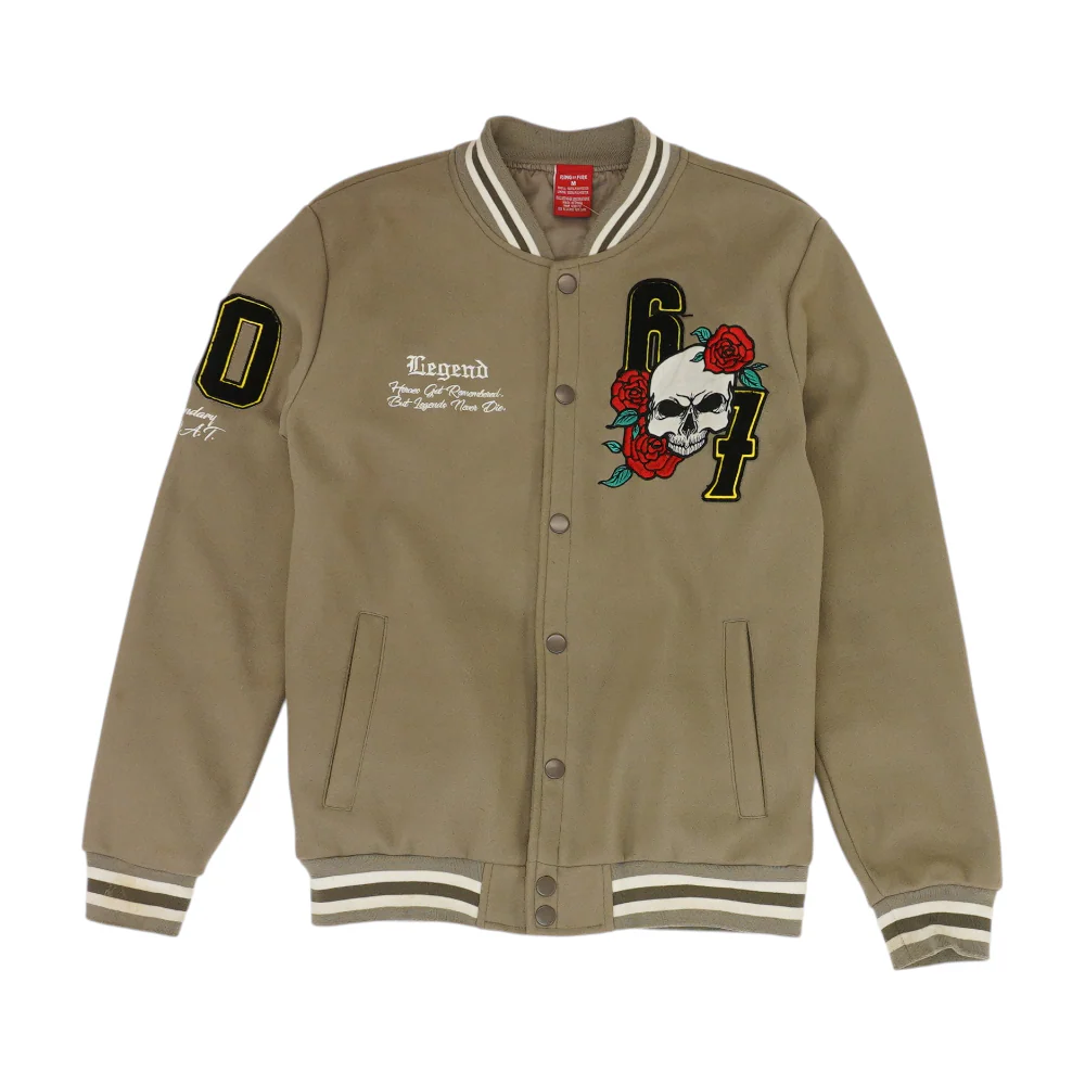 Beige Solid Jacket