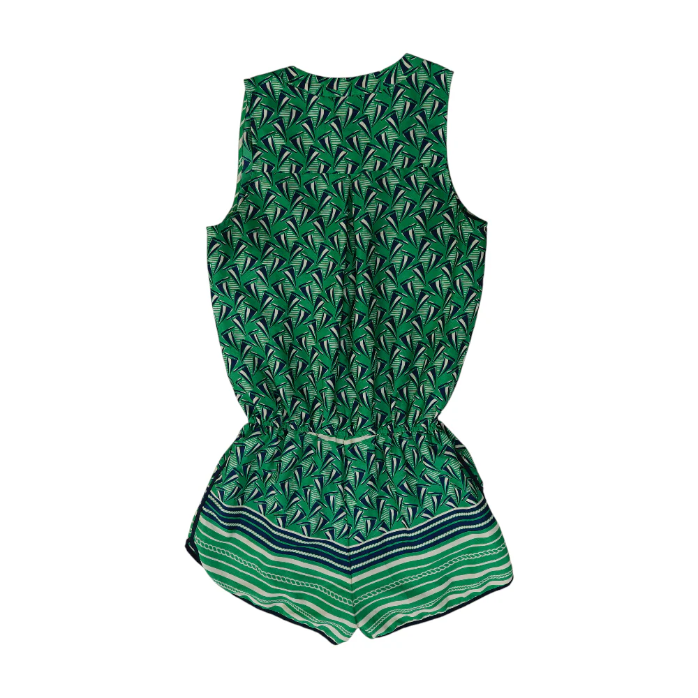 Green Graphic Romper - Image 2