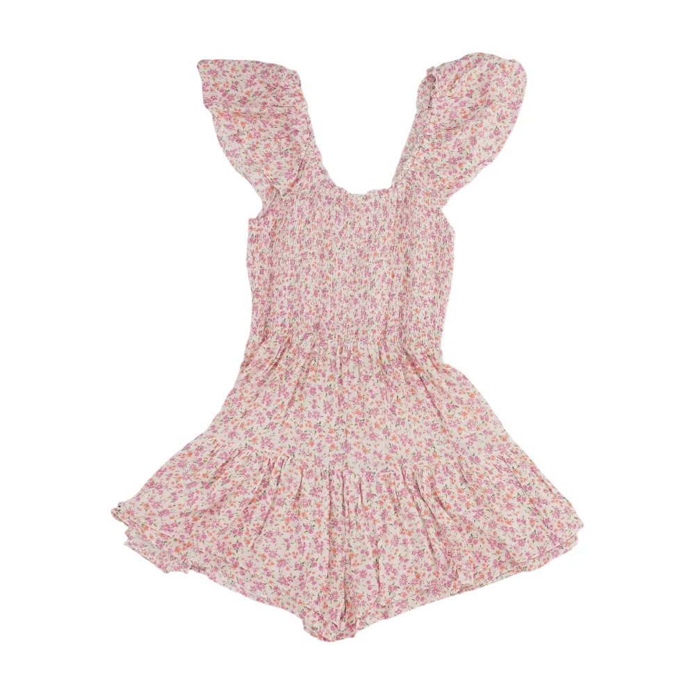 Pink Floral Romper - Image 2