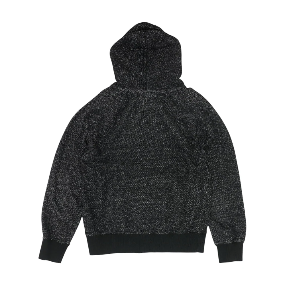 Black Solid Hoodie Pullover - Image 2