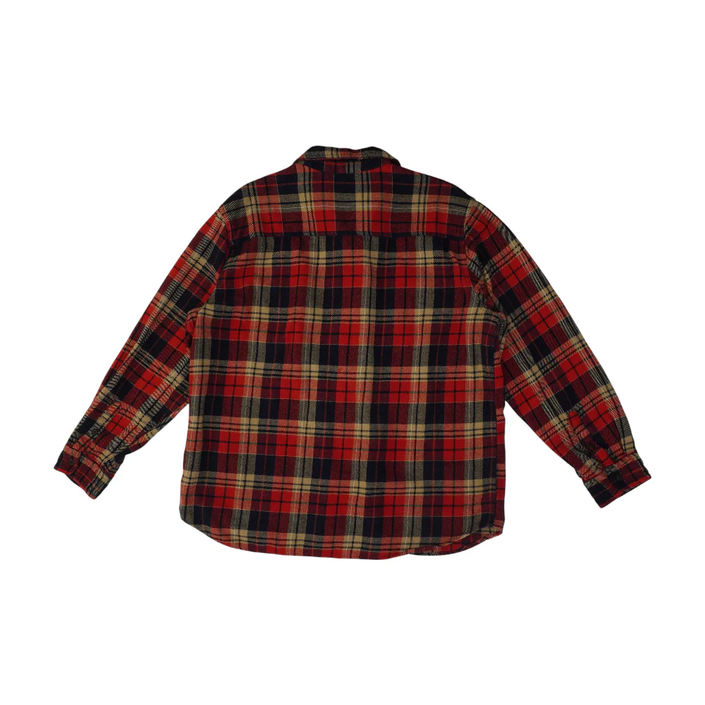 Red Plaid Flannel Button Down - Image 2