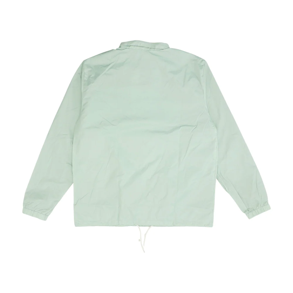 Green Solid Rain Jacket - Image 2