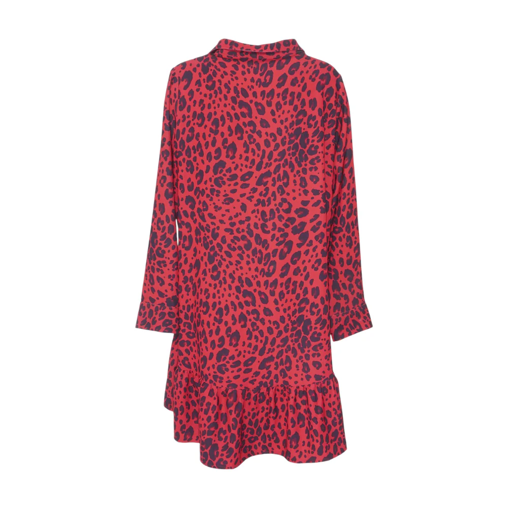 Red Animal Print Mini Dress - Image 2