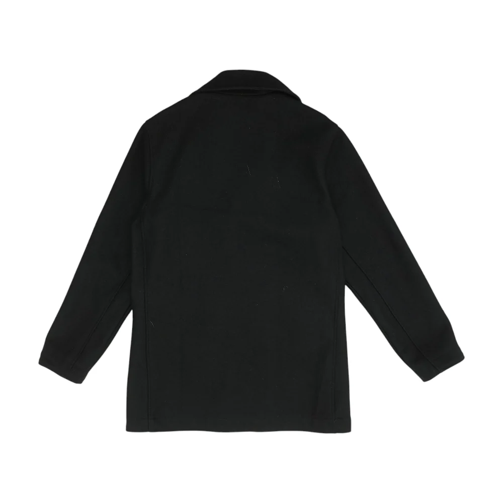 Black Solid Coat - Image 2