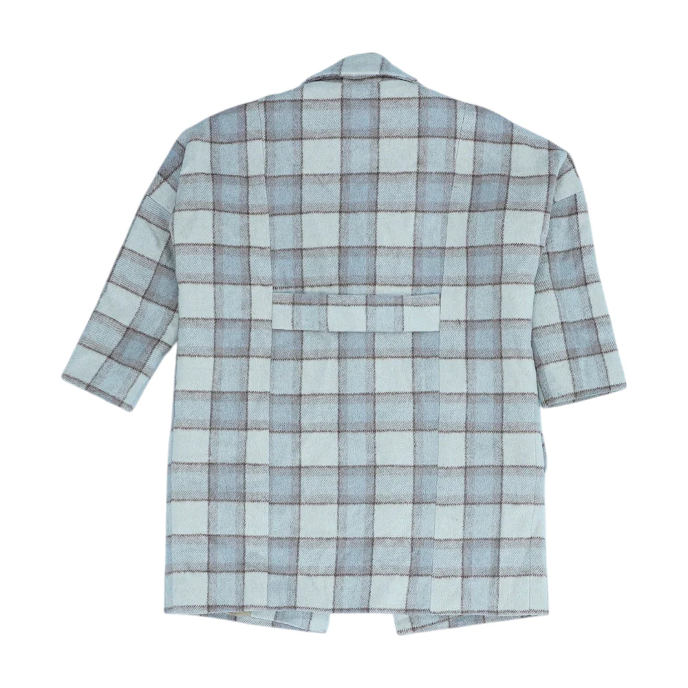 Brown Check Coat - Image 2