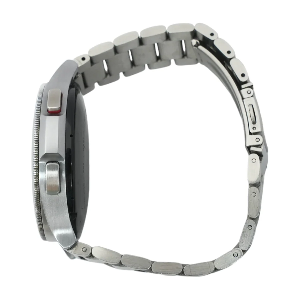 46mm Galaxy Watch4 Classic Silver Smartwatch Silver Band M/L - Image 3