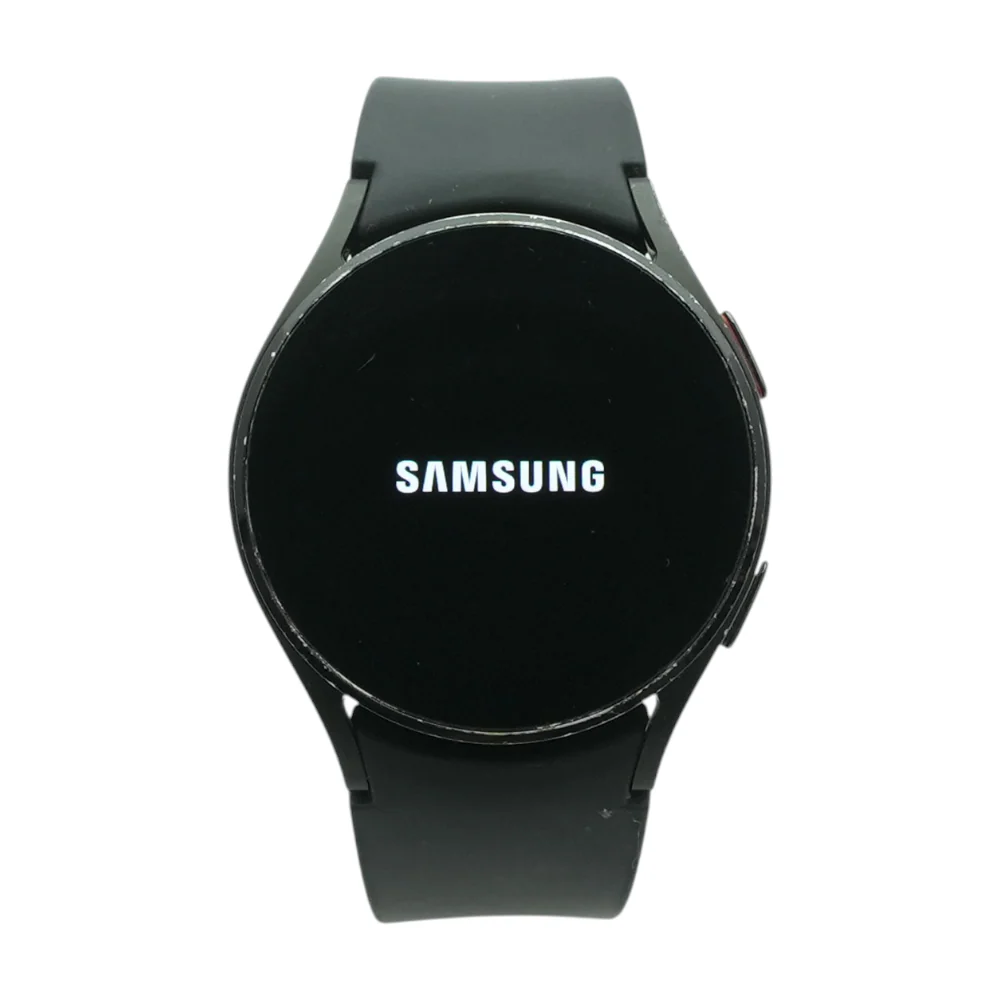 40mm Galaxy Watch4 Black Smartwatch Black Band S/M