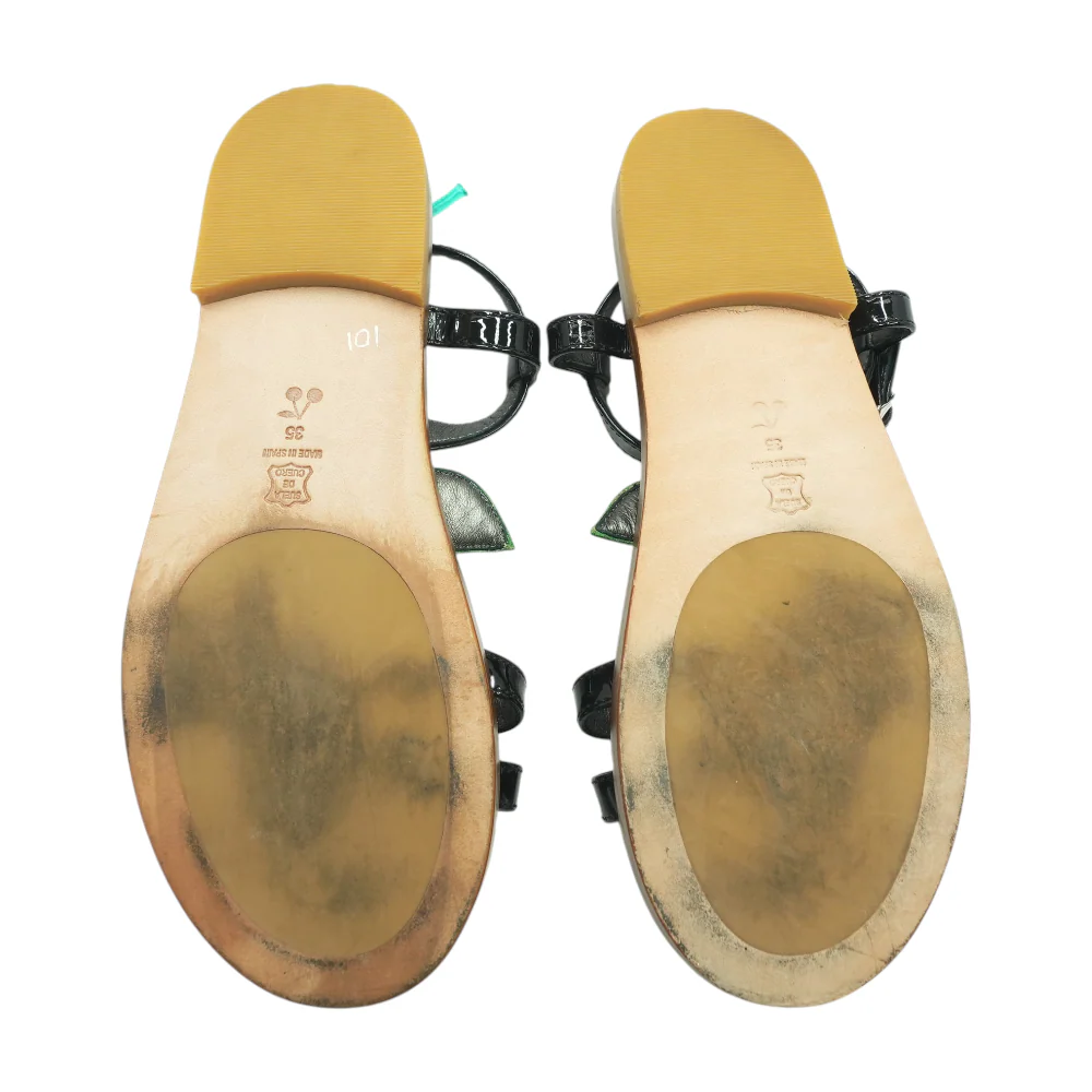 Black Sandals Shoes - Image 3
