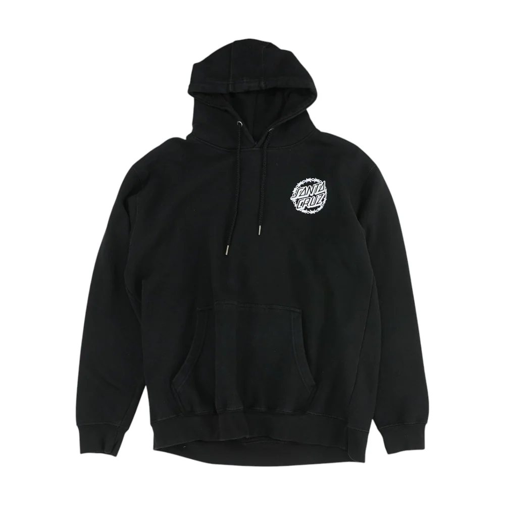 Black Solid Hoodie Pullover