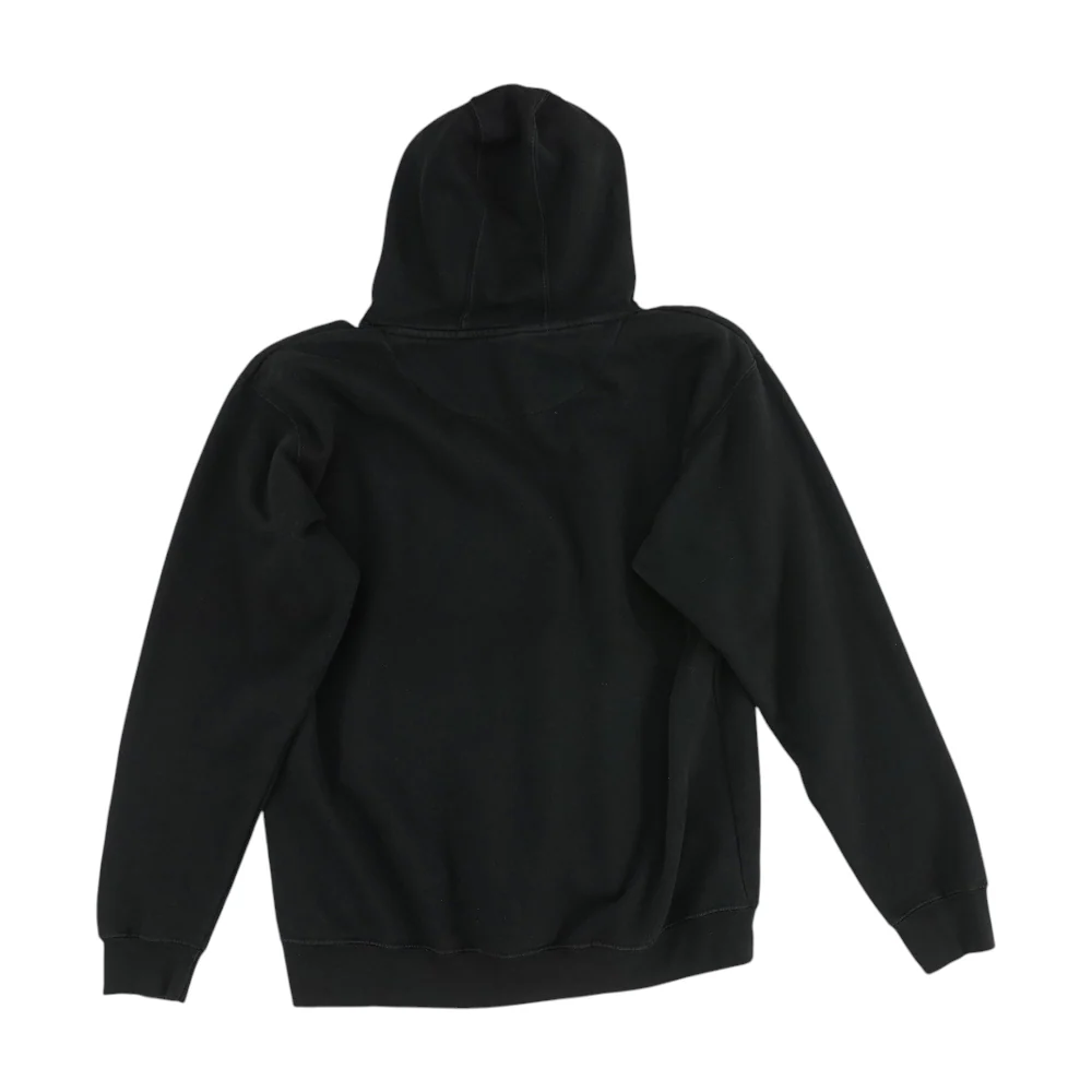 Black Solid Hoodie Pullover - Image 2