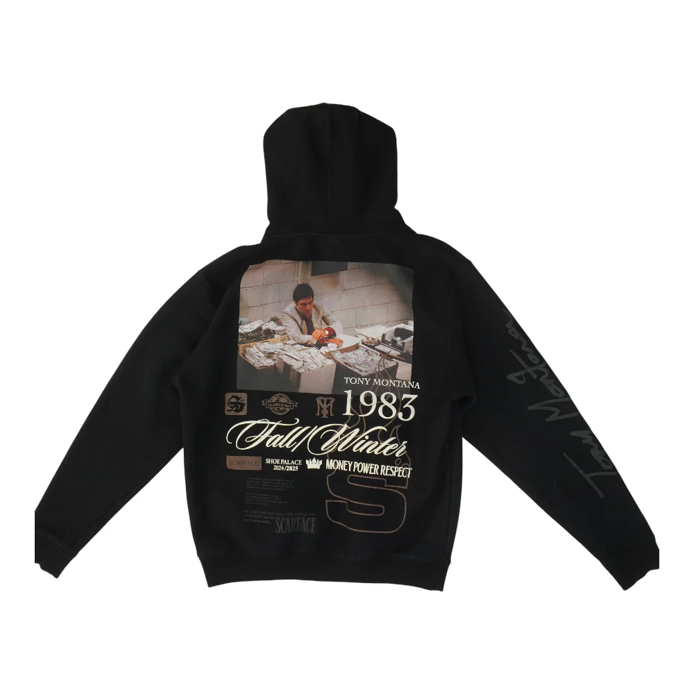 Black Solid Hoodie Pullover - Image 2