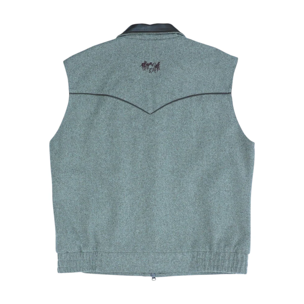 Gray Solid Vest - Image 2