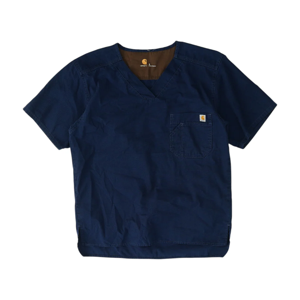 Navy Solid Scrub T-Shirt