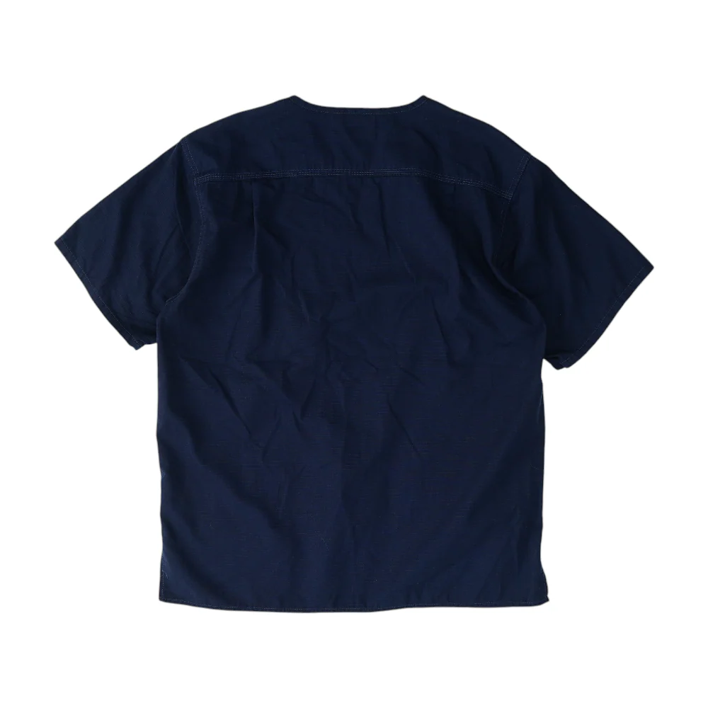 Navy Solid Scrub T-Shirt - Image 2