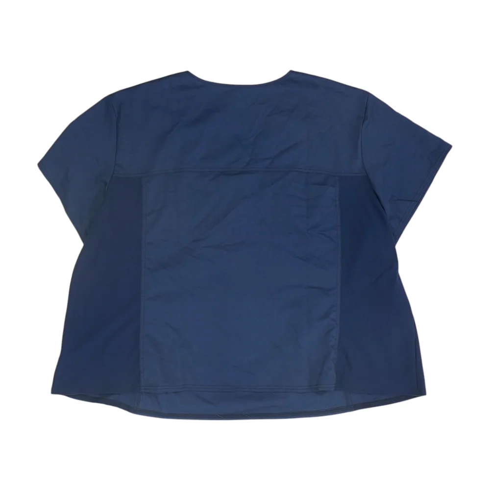 Navy Plus Scrub Top - Image 2