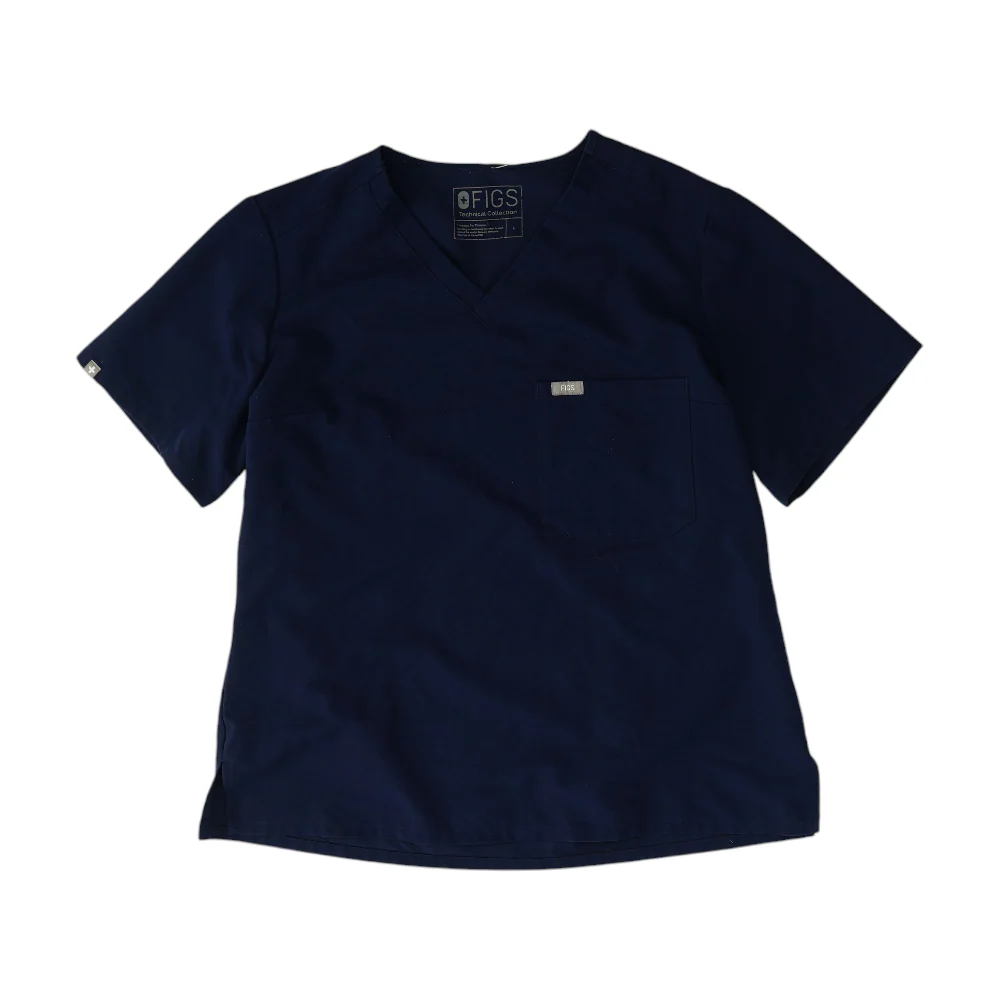 Navy Solid Scrub T-Shirt