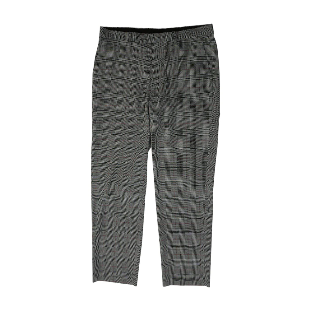 Gray Plaid Classic Pants