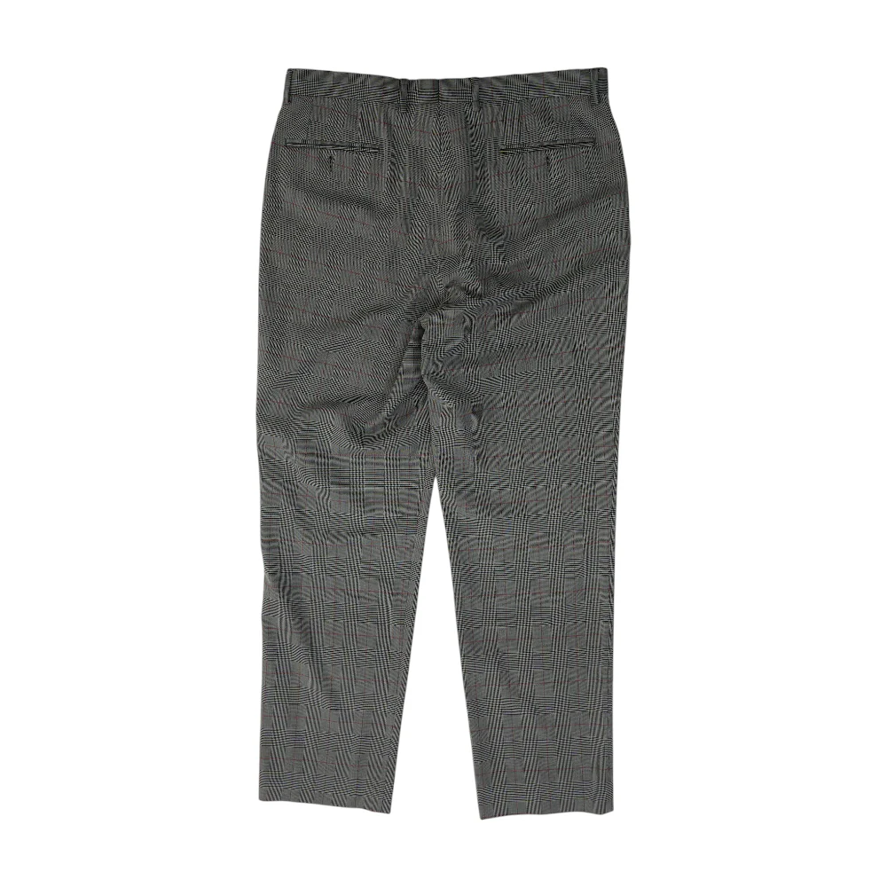 Gray Plaid Classic Pants - Image 2