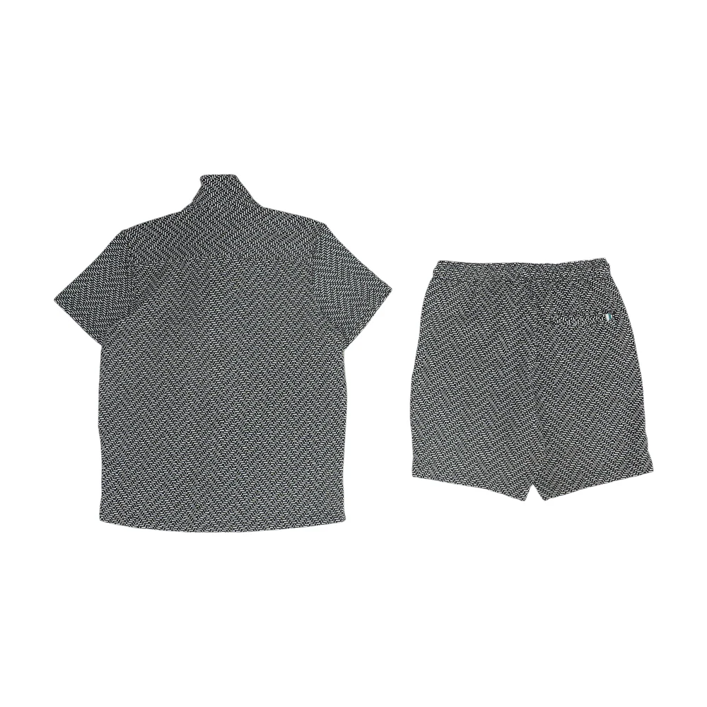 Black Geometric Short Set - Image 2
