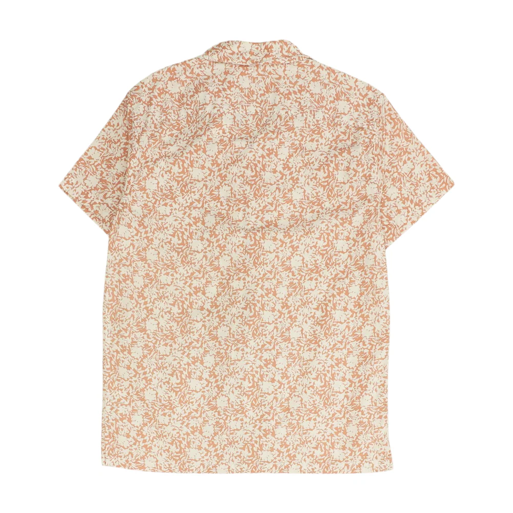 Pink Print Short Sleeve Button Down - Image 2