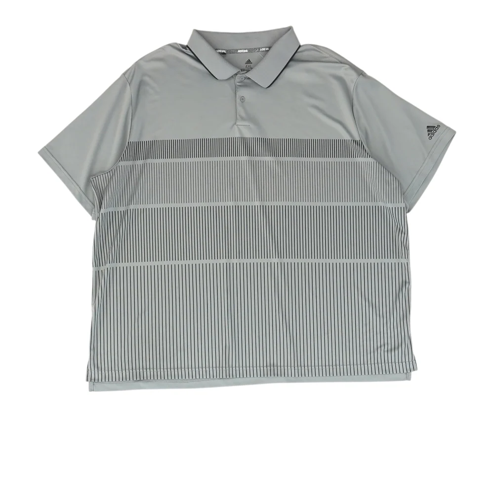 Gray Abstract Short Sleeve Polo