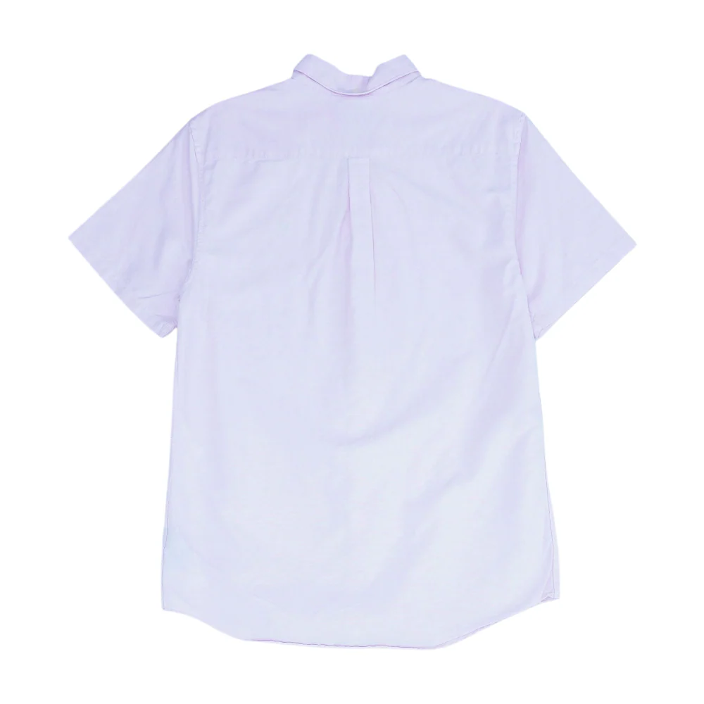 Pink Solid Short Sleeve Button Down - Image 2
