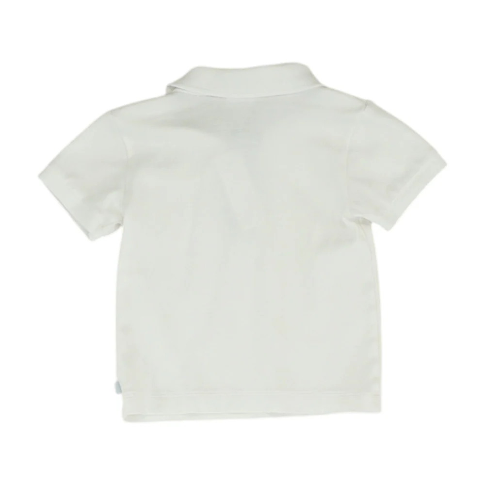 White Short Sleeve Polo - Image 2