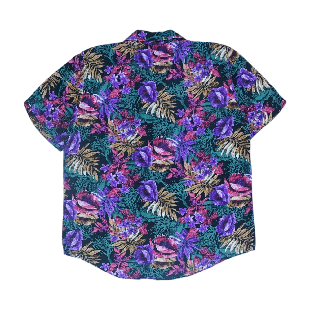 Multi Floral Short Sleeve Button Down - Image 2