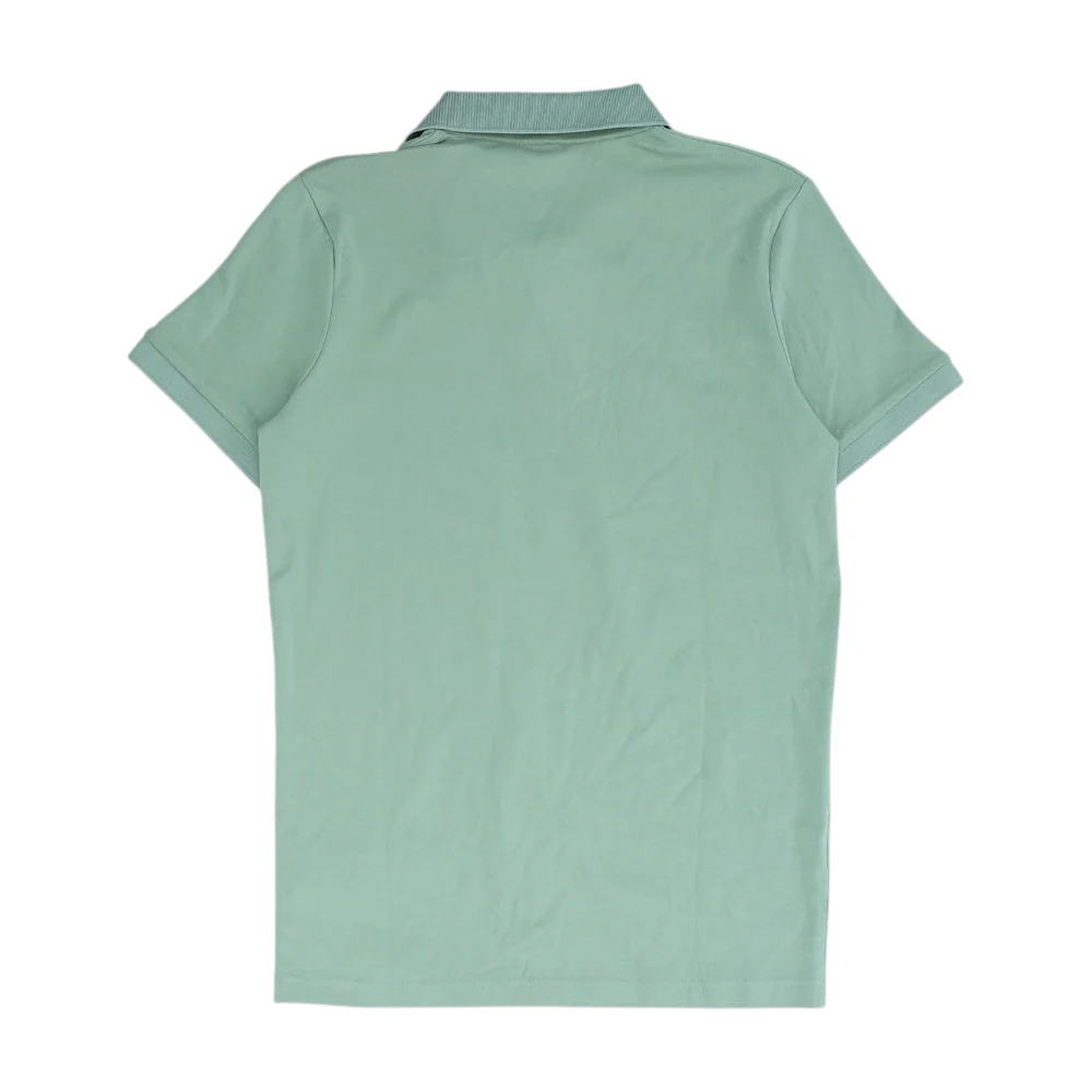 Green Solid Short Sleeve Polo - Image 2