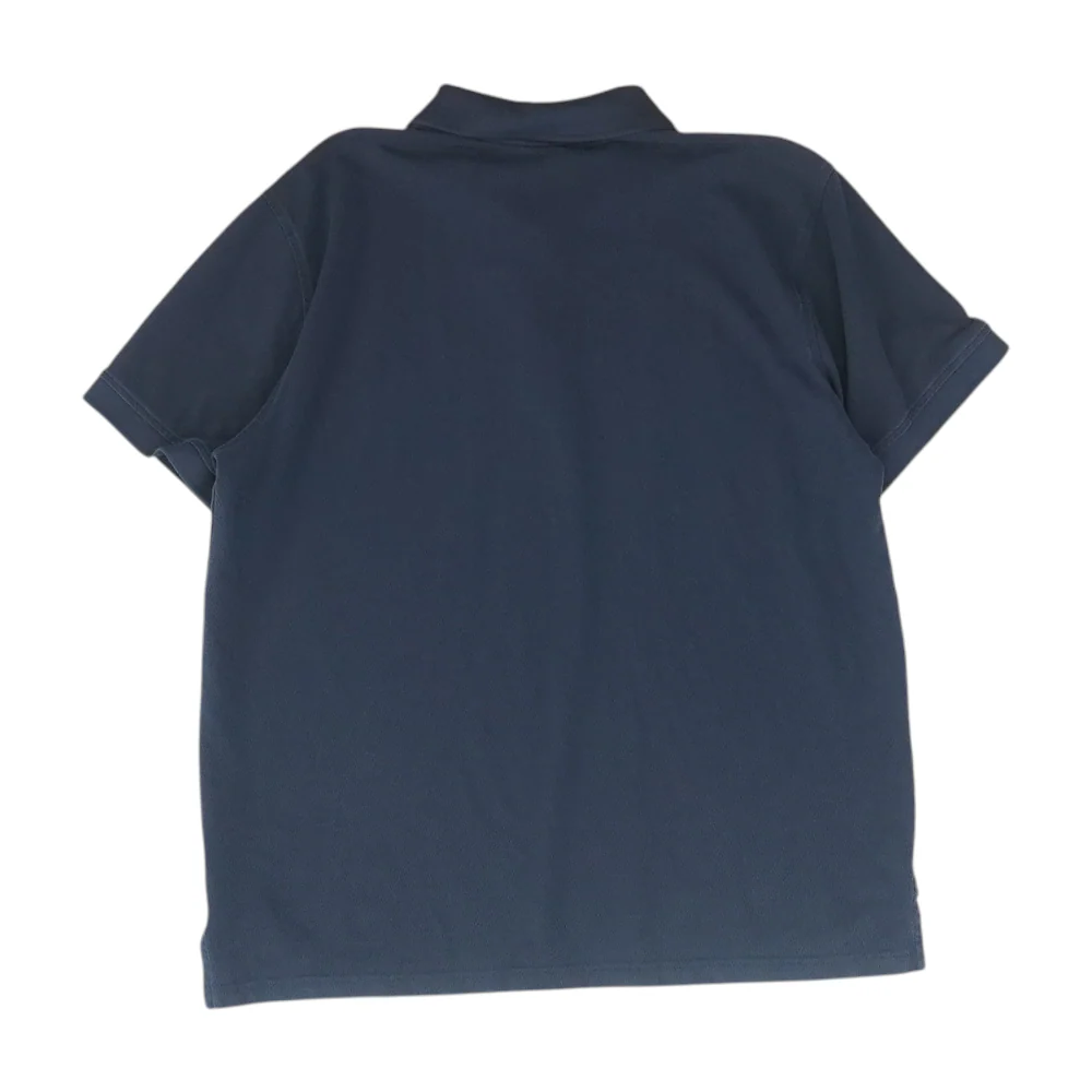 Navy Solid Short Sleeve Polo - Image 2