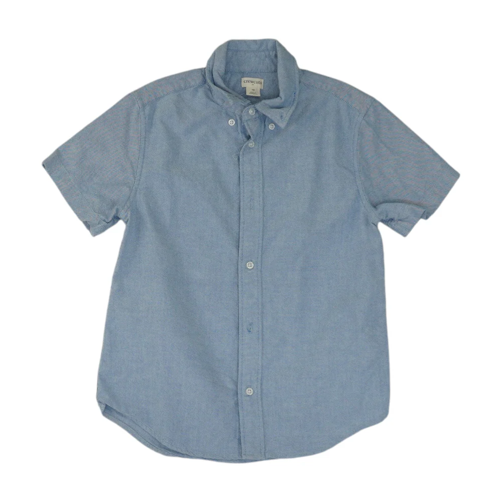 Blue Short Sleeve Button Down