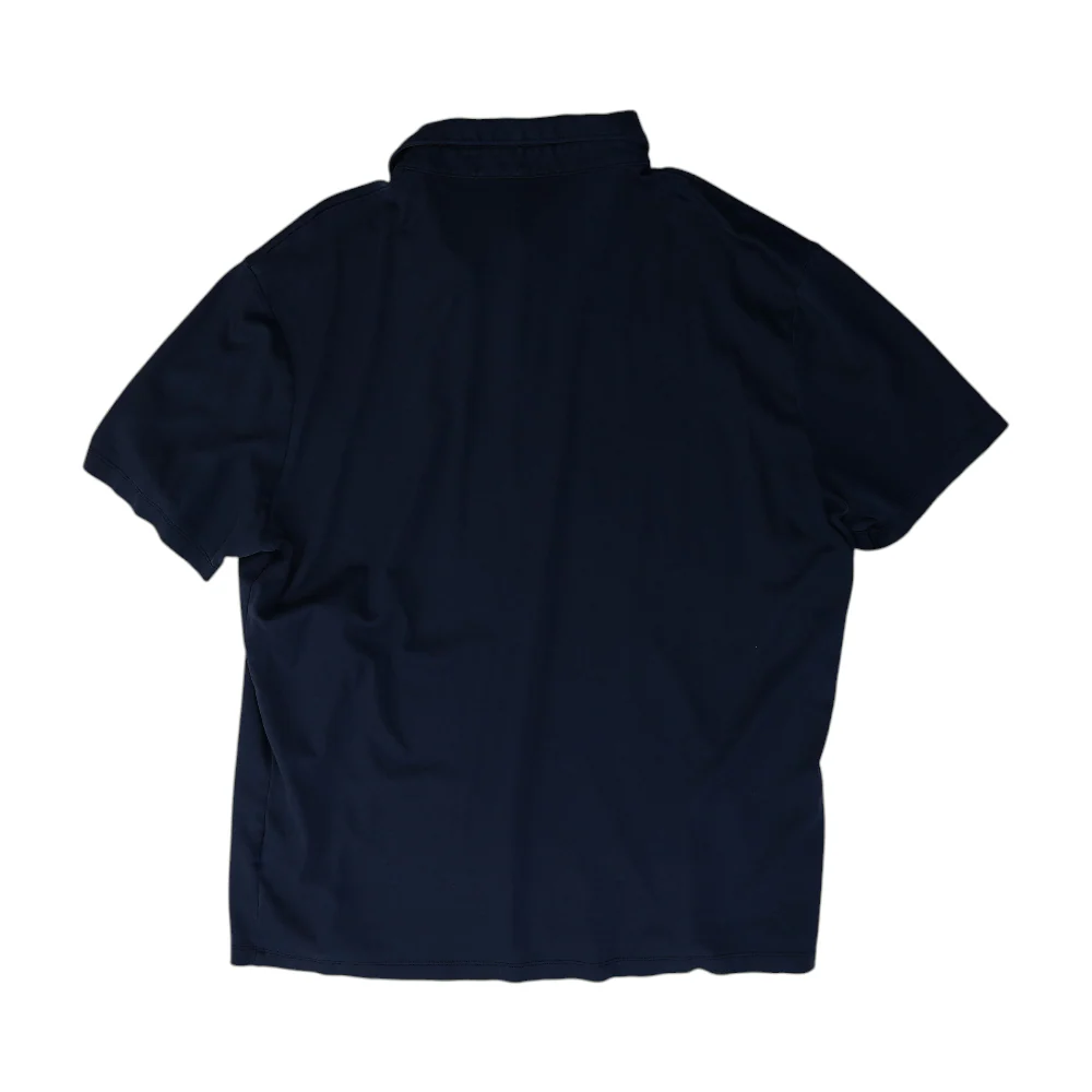 Navy Solid Short Sleeve Polo - Image 2