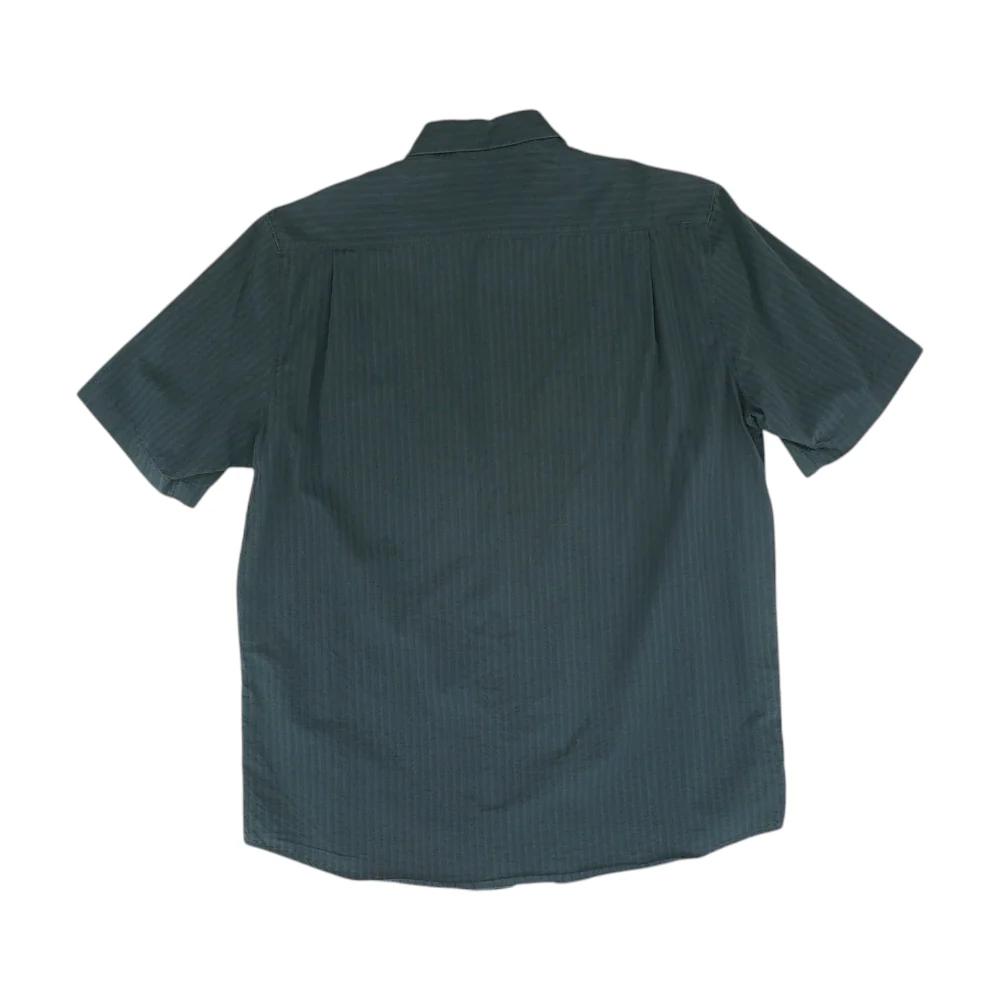 Black Solid Short Sleeve Button Down - Image 2