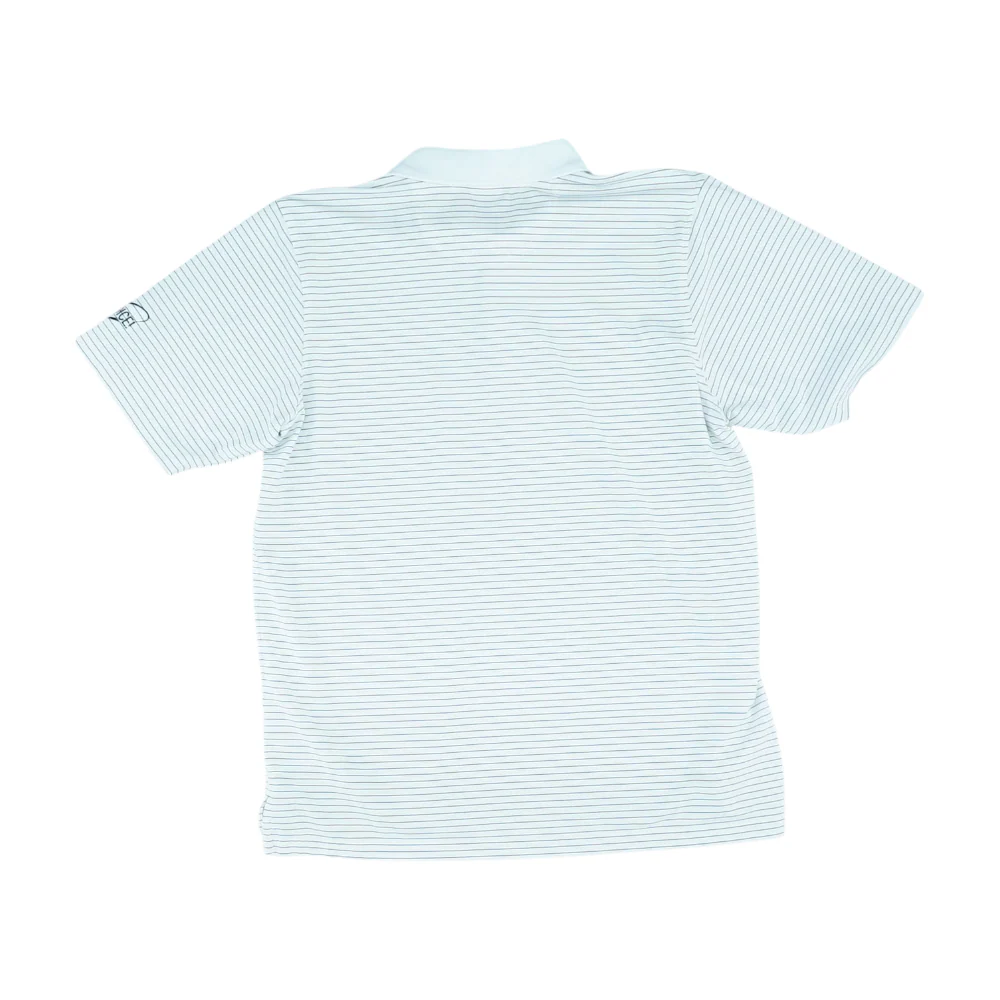 White Striped Short Sleeve Polo - Image 2