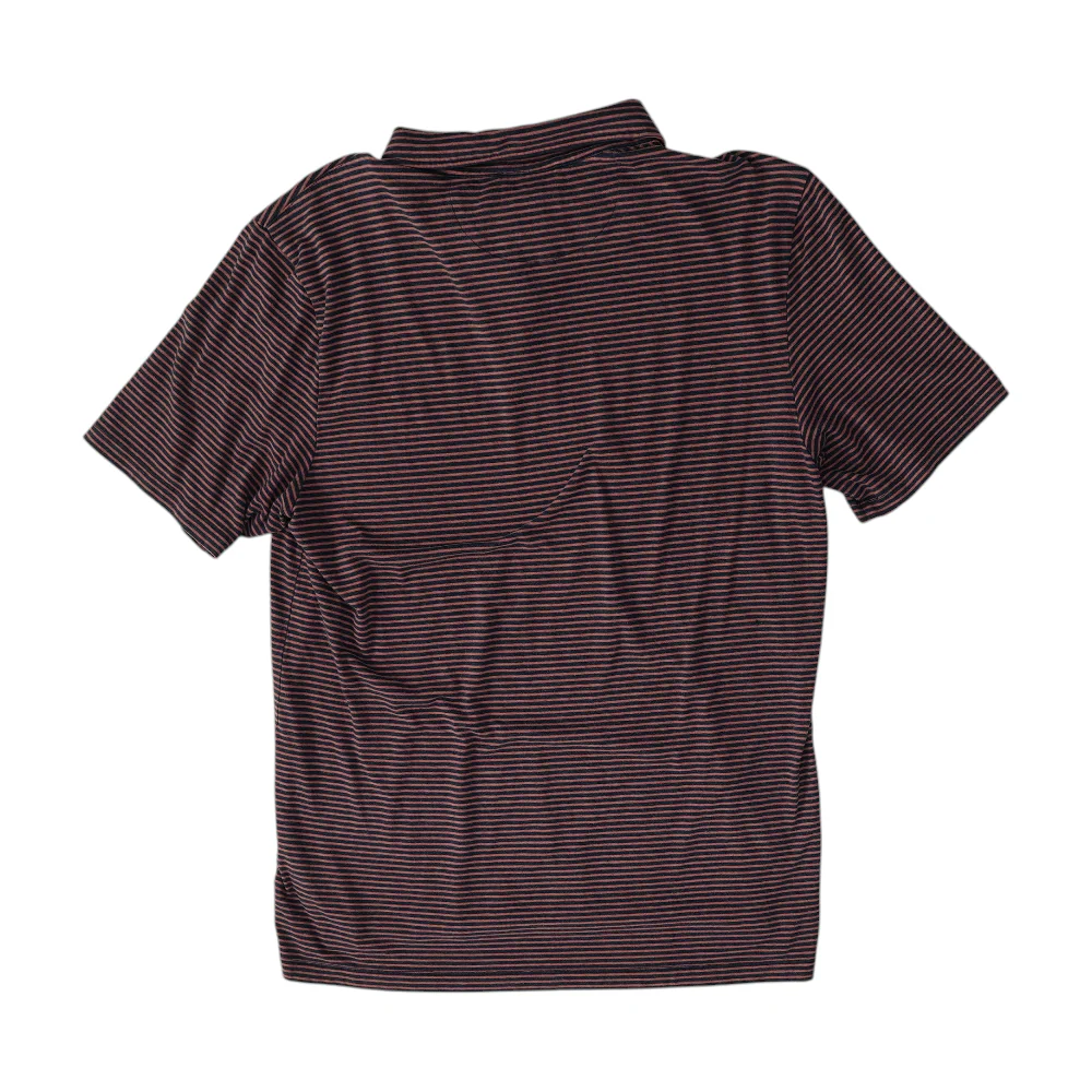 Pink Striped Short Sleeve Polo - Image 2