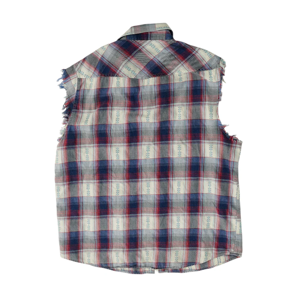 Multi Plaid Short Sleeve Button Down - Image 2