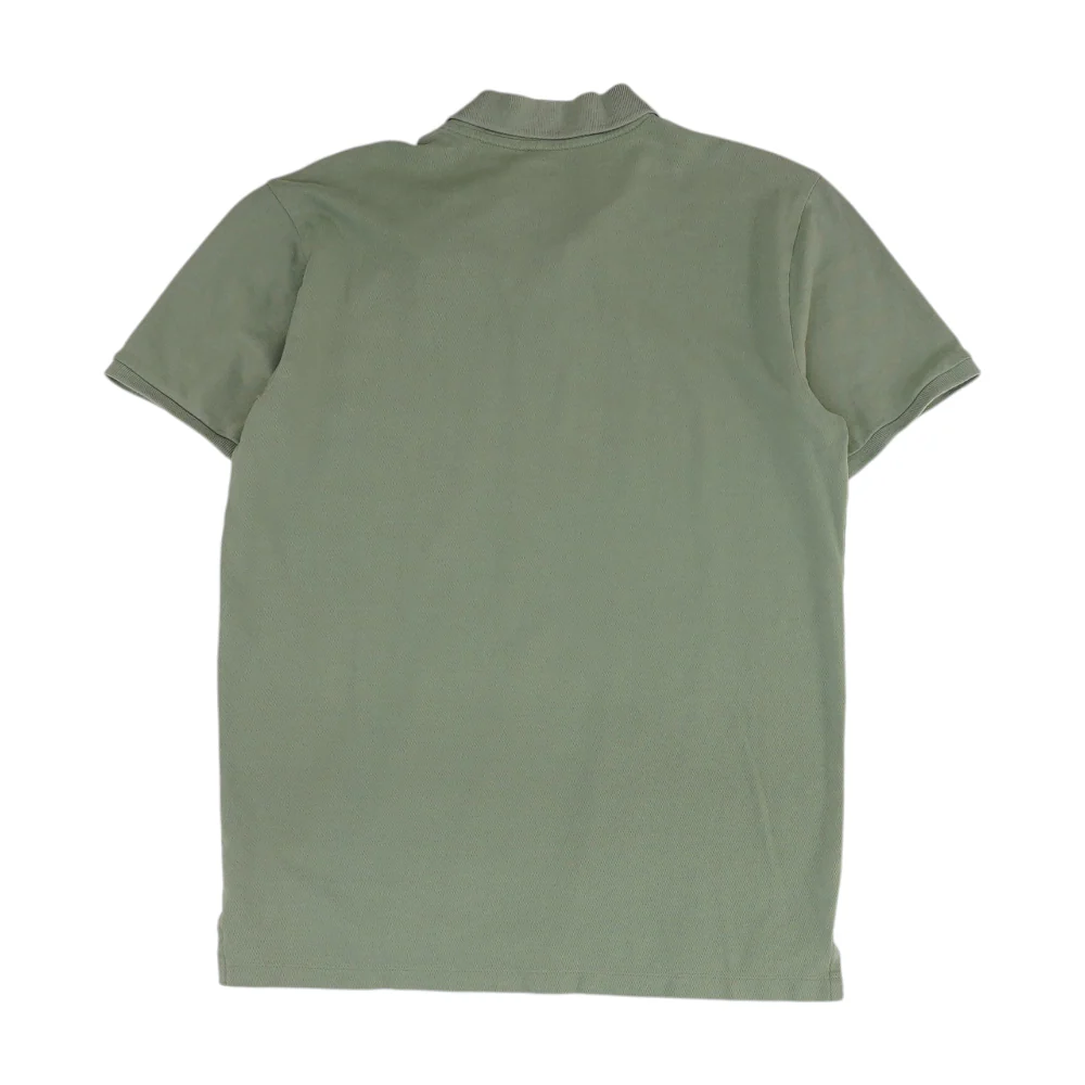 Green Solid Short Sleeve Polo - Image 2